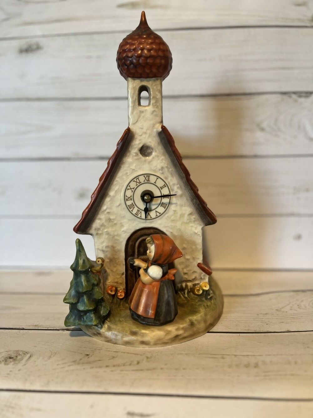 Goebel Hummel “Chapel Time” Working Clock Special Edition TMK-6 1985 Germany